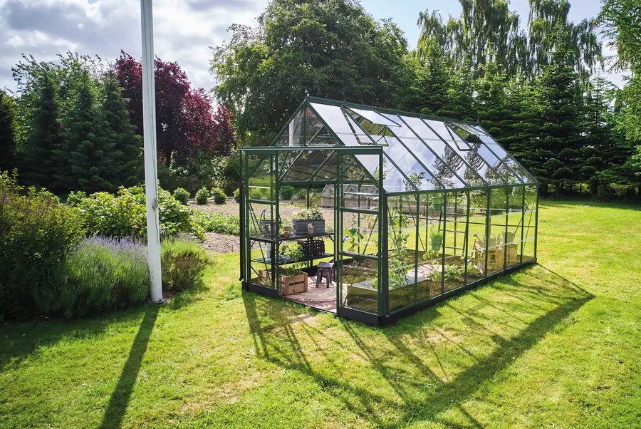 ICON 8 · 11.2 m² (8' x 14') Grøn m/3 mm Glas